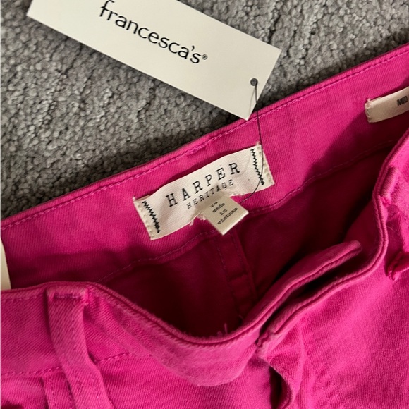 NWT - Francesco Harper Heritage hot pink jeans. Size 29 - Picture 6 of 8